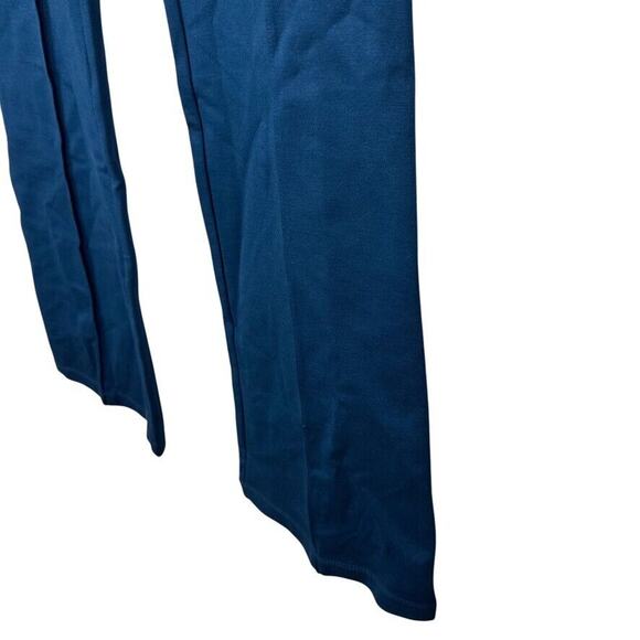 Sanctuary Lana Flare Ponte Knit Pants Blue Jewel NWT Stretch Pull On sz Large - Picture 8 of 16